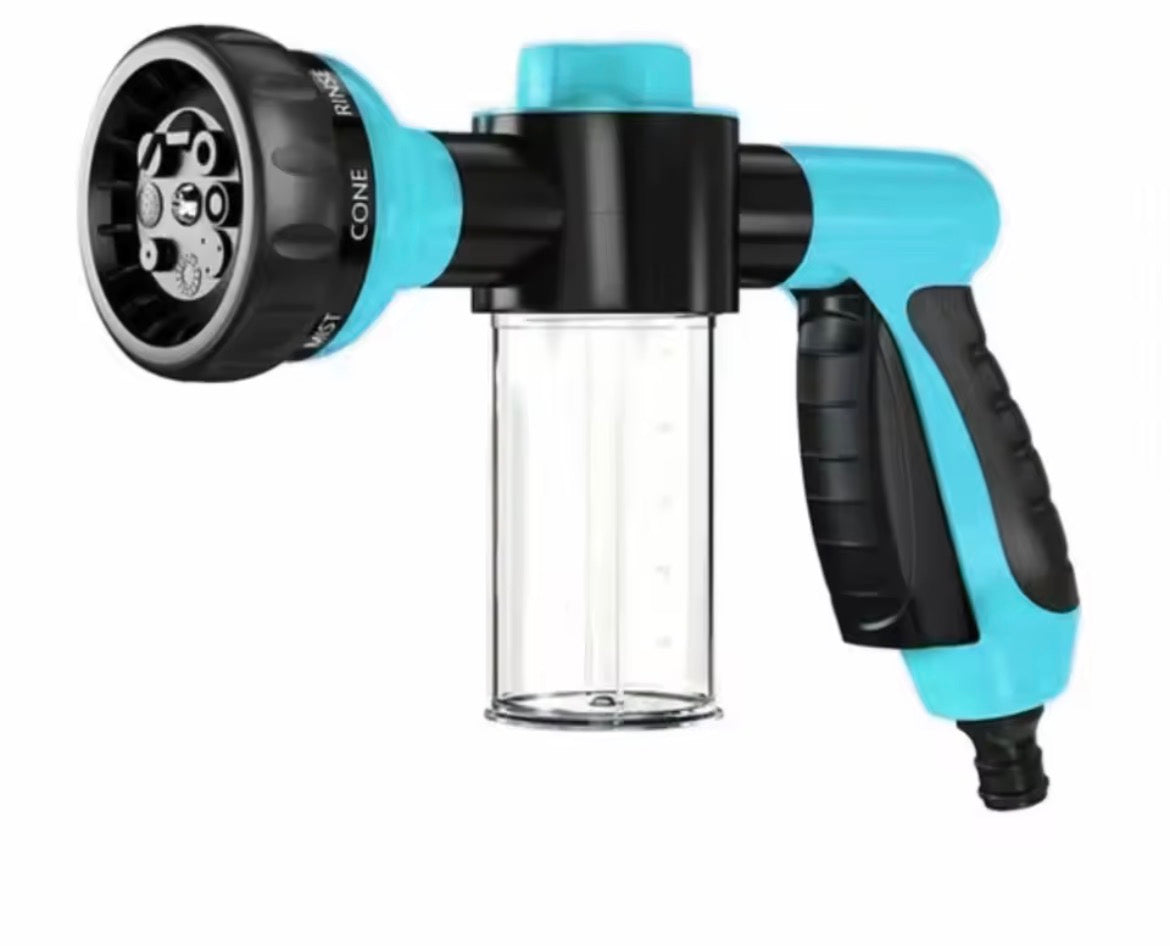 High-Pressure Sprayer Nozzle Hose Dog Shower Gun 3 Mode Adjustable Pet Wash Cleaning Bath Water Foam Soap Sprayer Dog Clean Tool